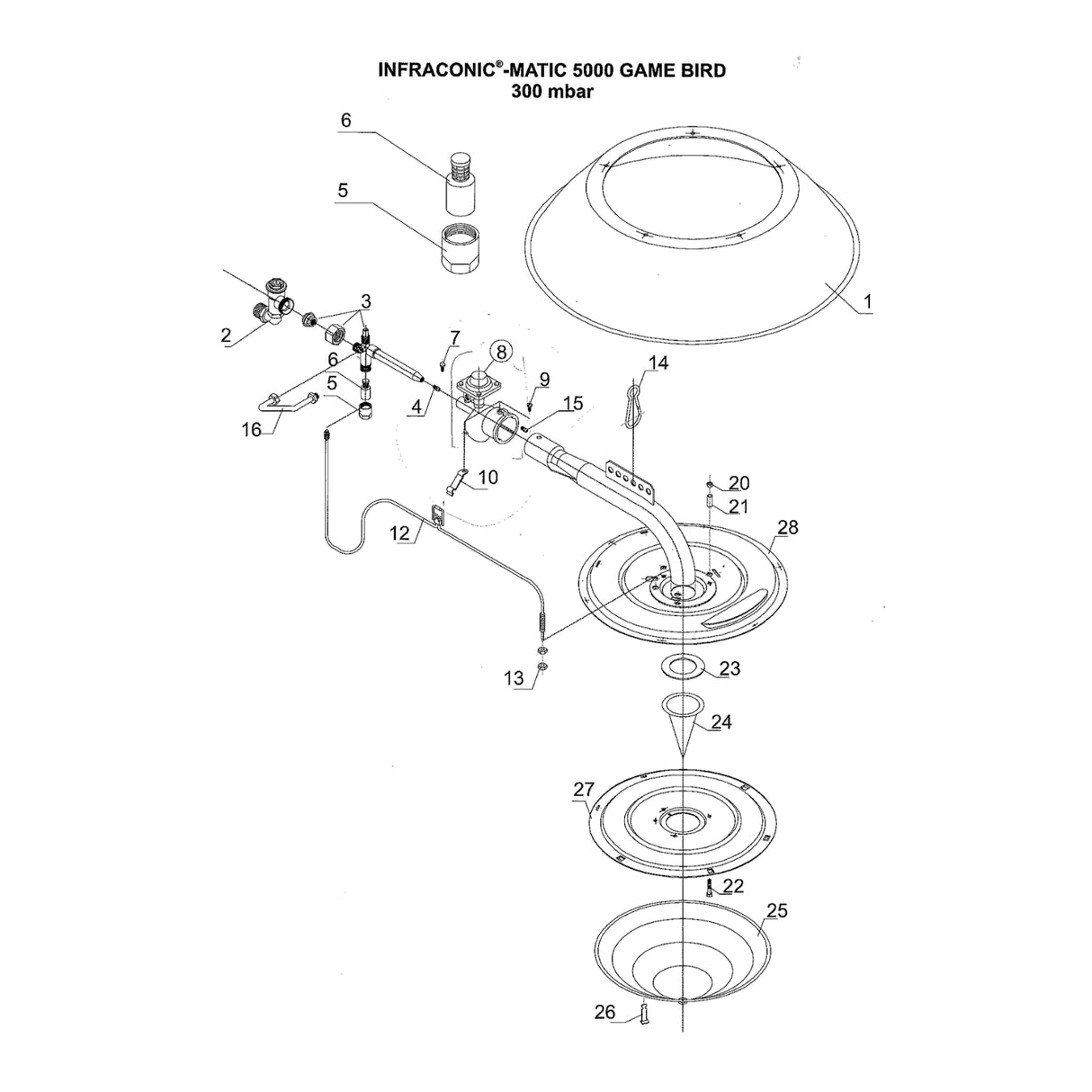 Cerem Infraconic 5000 Brooder Spare Parts