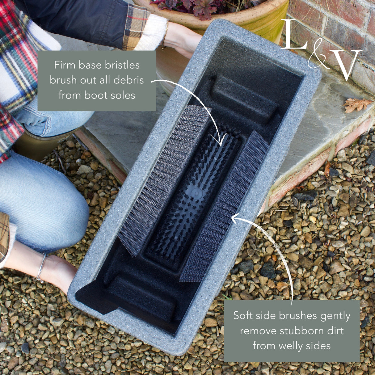 Lydden & Vale Wellington Boot Cleaner