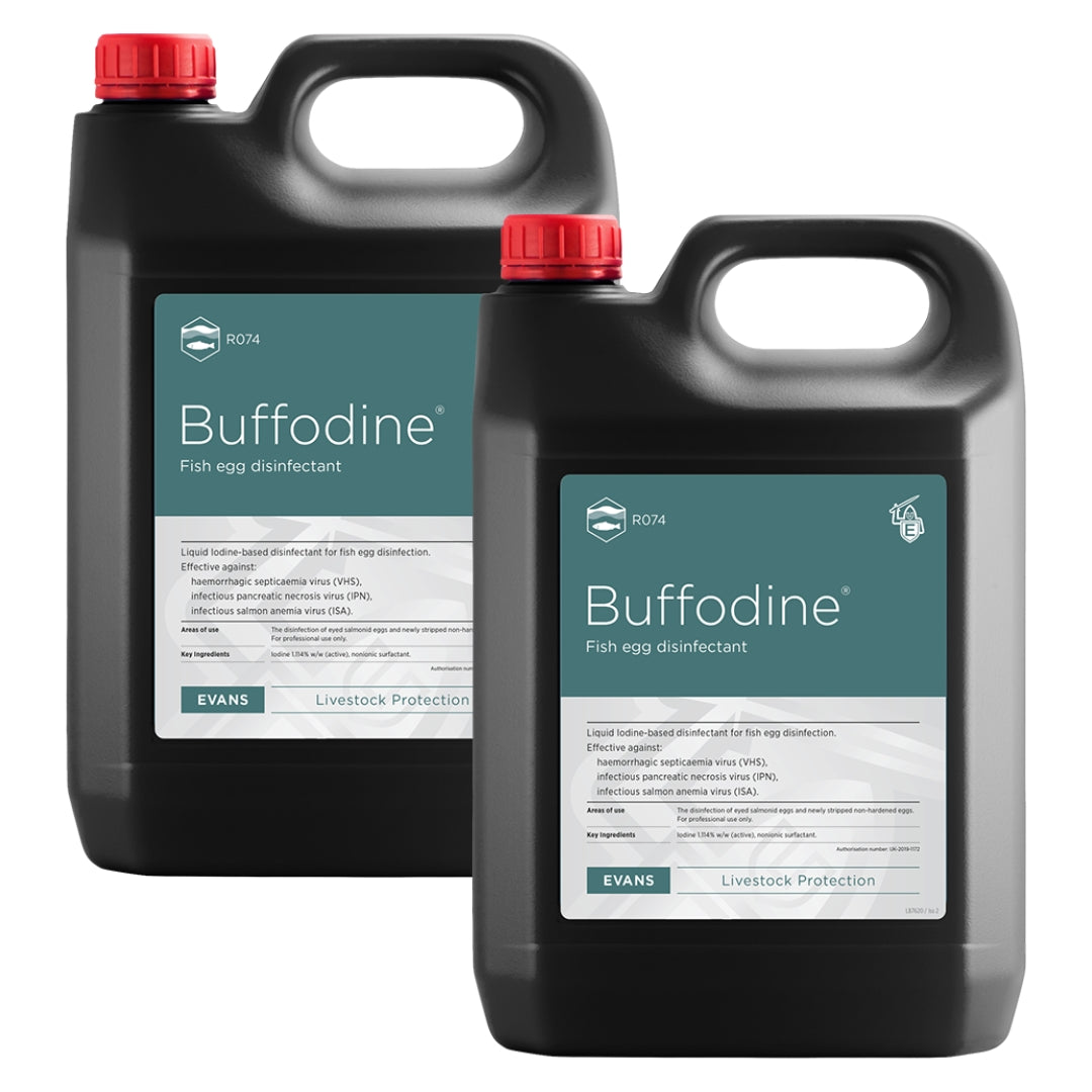 Buffodine Fish Egg Disinfectant | 2 x 5L