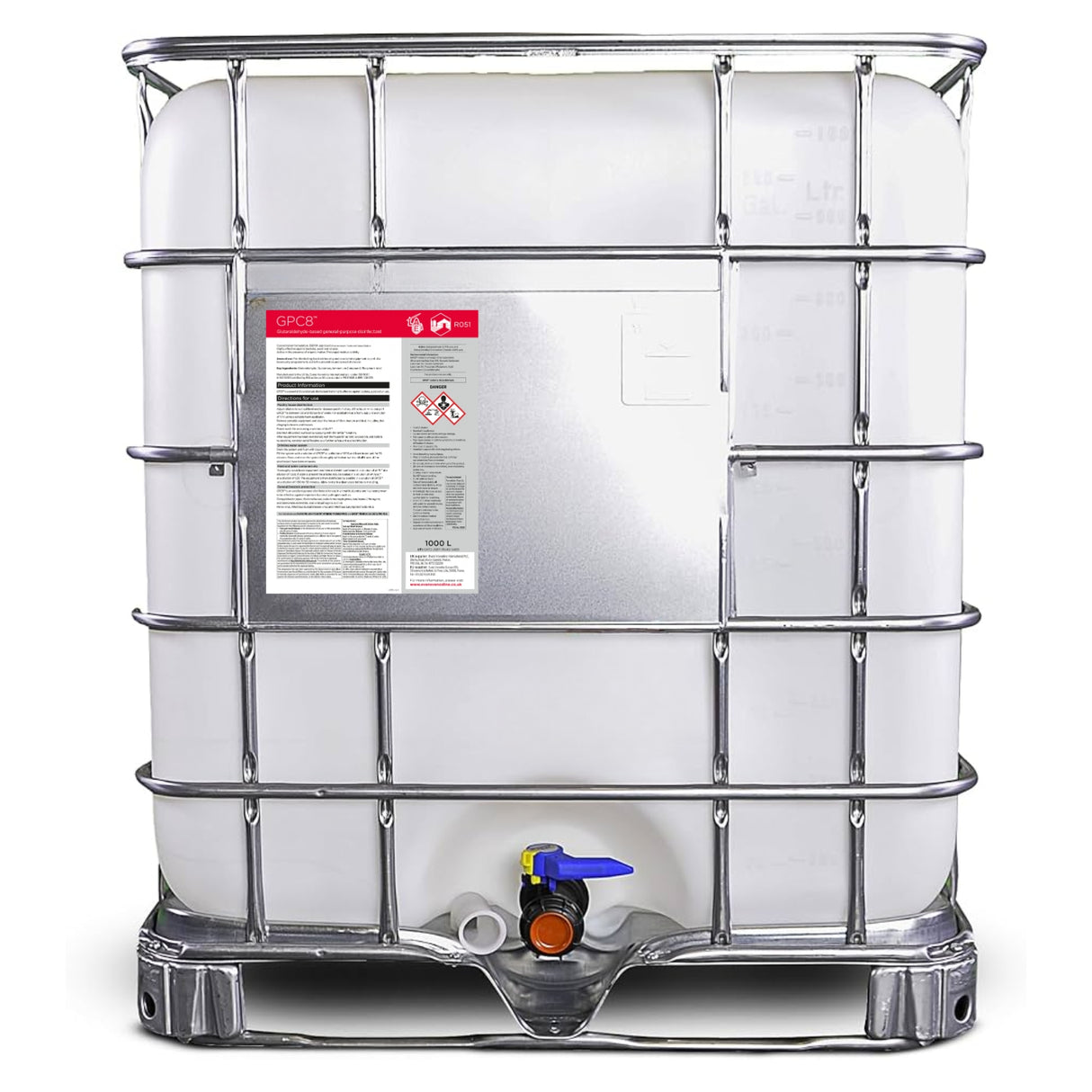 GPC8™ Glutaraldehyde-based Disinfectant | 25L, 200L & 1000L