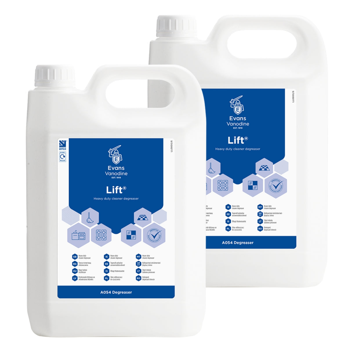 Lift® Heavy Duty Unperfumed Cleaner Degreaser | 5L & 750ml