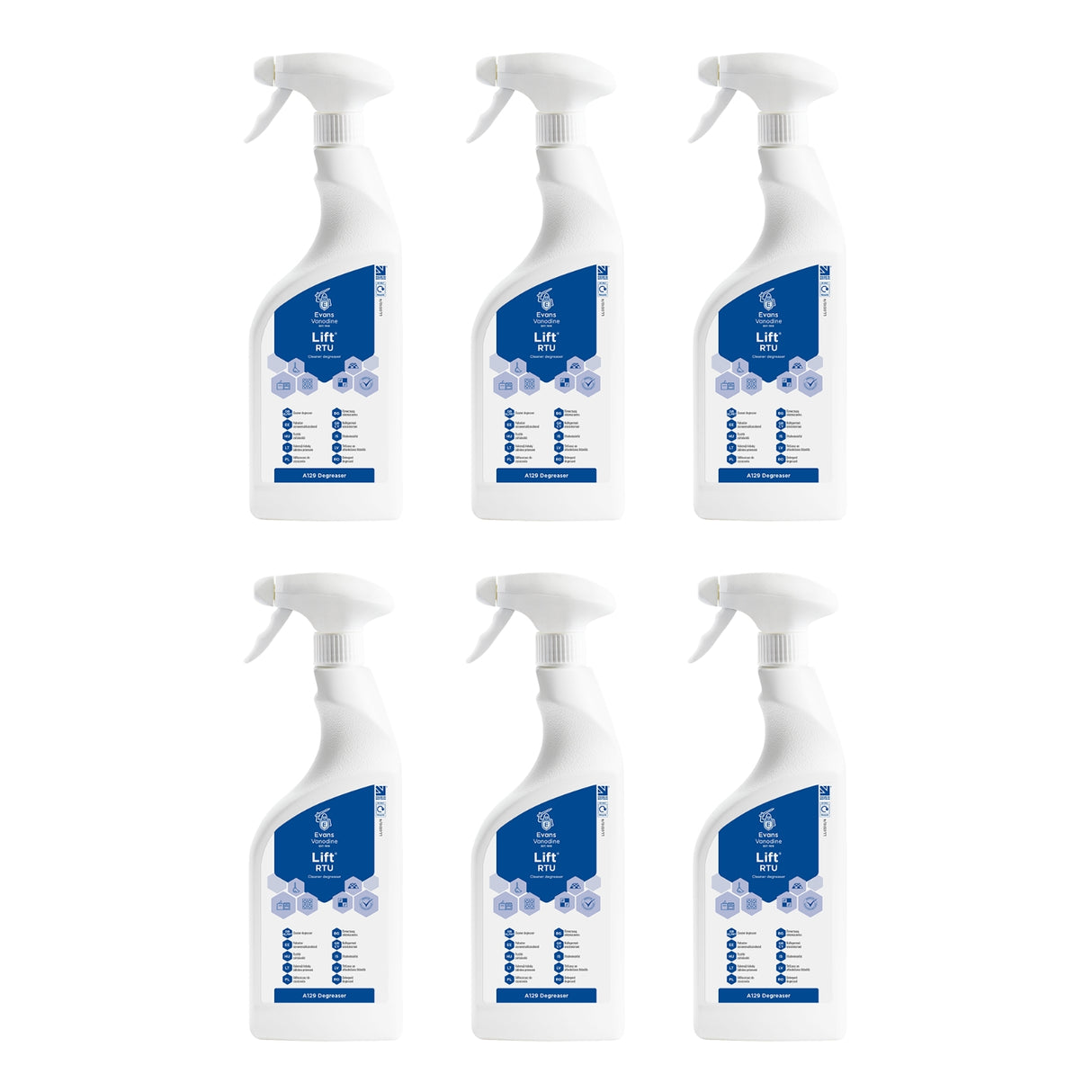 Lift® Heavy Duty Unperfumed Cleaner Degreaser | 5L & 750ml