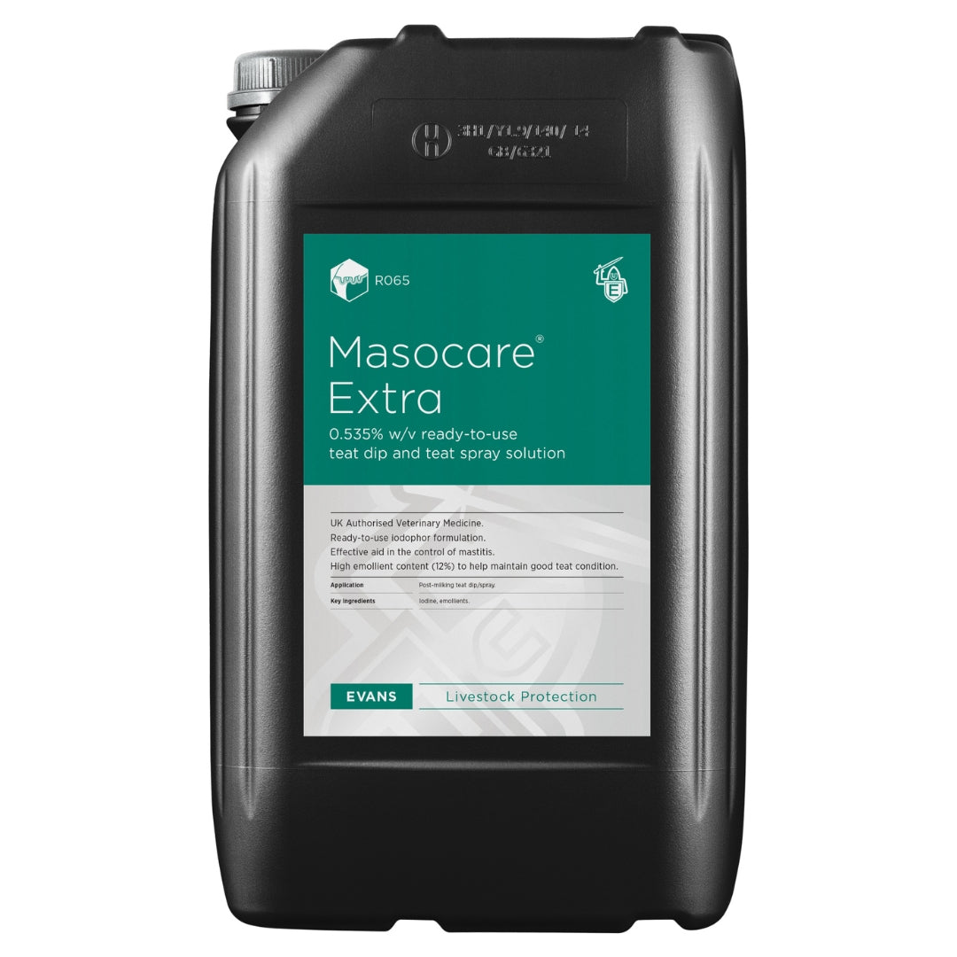 Masocare® Extra High Emollient Iodophor Teat Dip & Spray