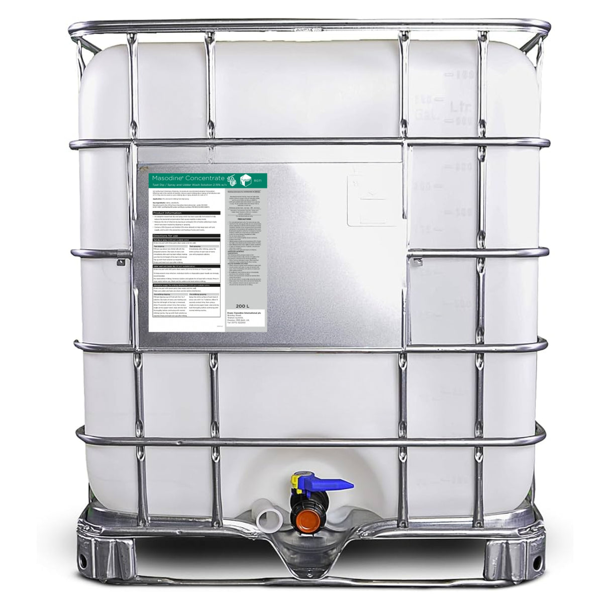 Masodine® Concentrate Iodophor Teat Dip/Spray | 25L, 200L & 1000L