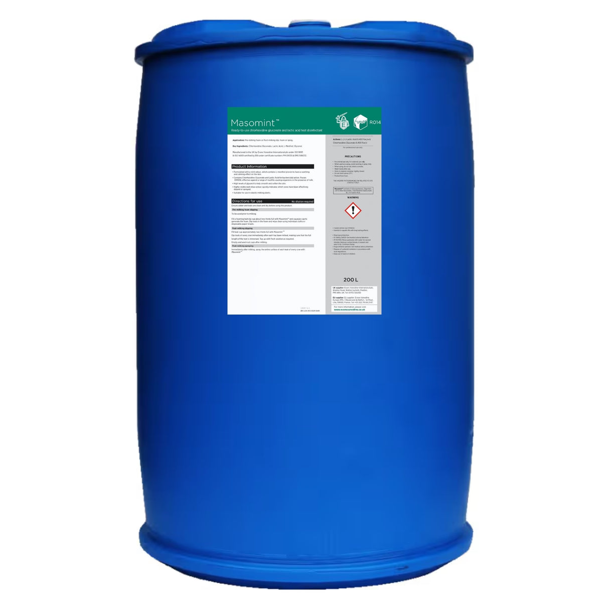 Masomint Lactic Acid Teat Disinfectant
