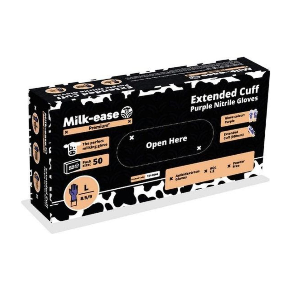 Milk-Ease Extended Cuff Nitrile Gloves