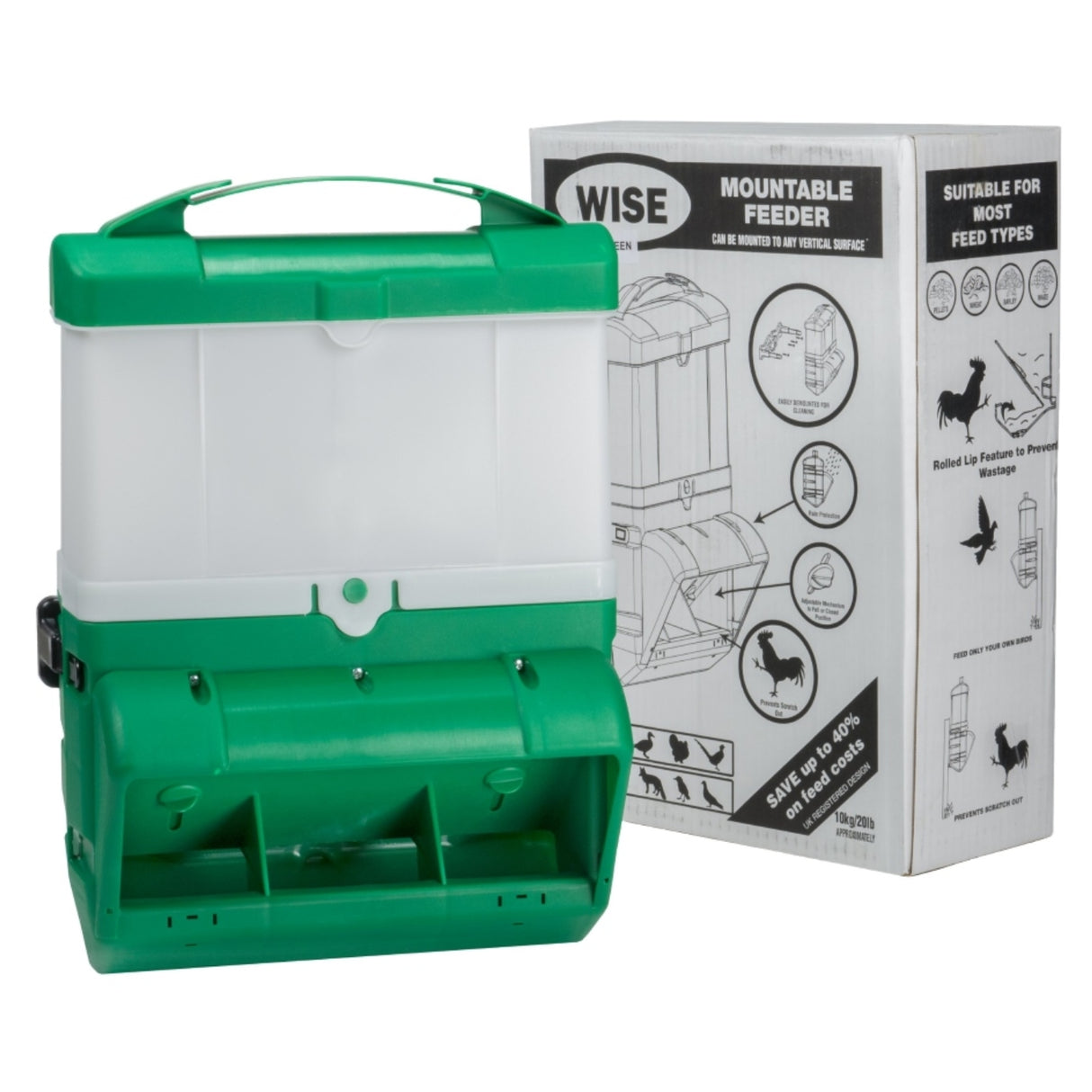 Mountable Cage Wall Feeder