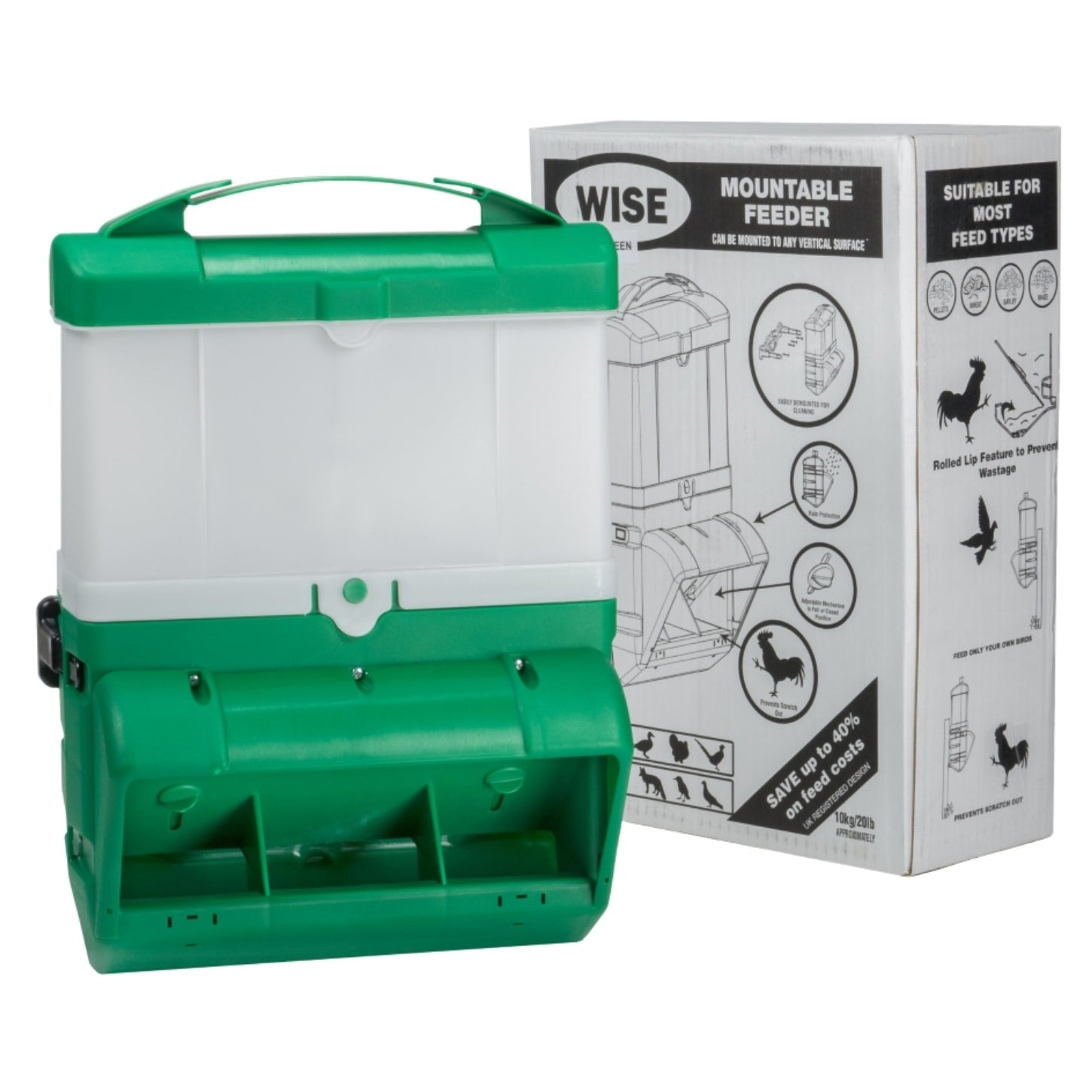 Mountable Cage Wall Feeder