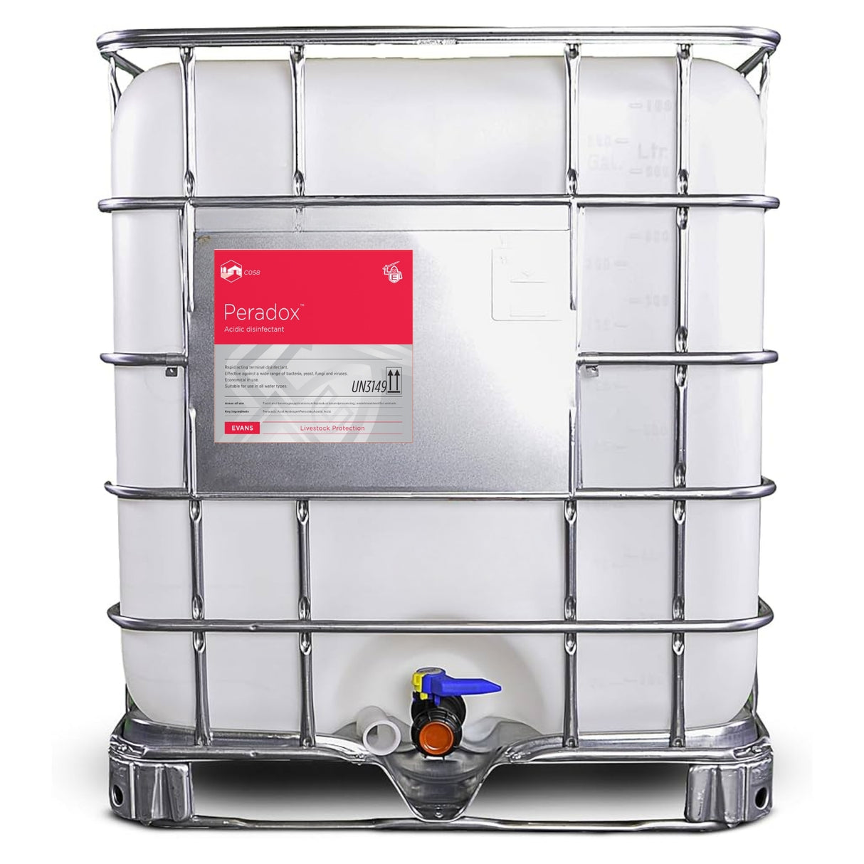 Peradox™ Peracetic Acid-Based Disinfectant | 22kg, 200kg & 1000L