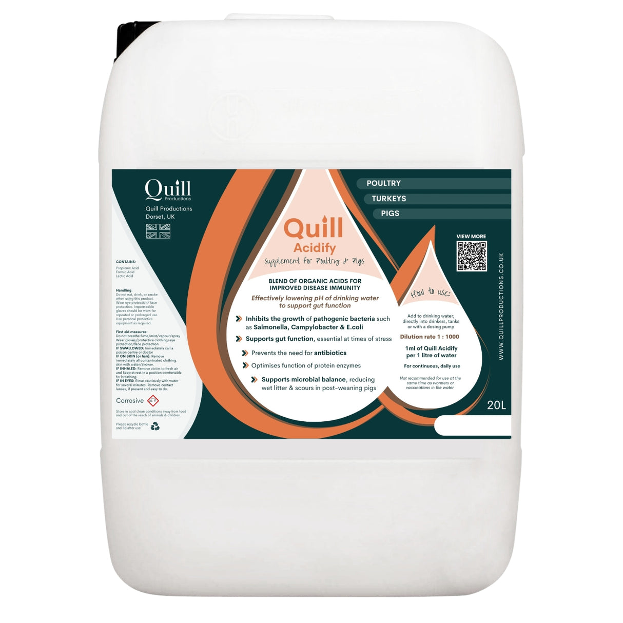 Quill Acidify | 20L, 200L & 1000L