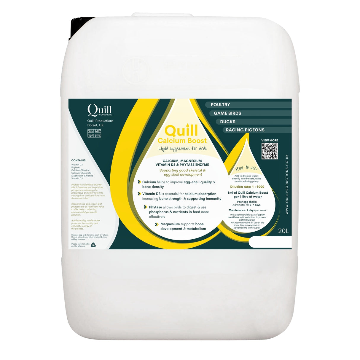 Quill Calcium Boost | 1L, 20L & 200L