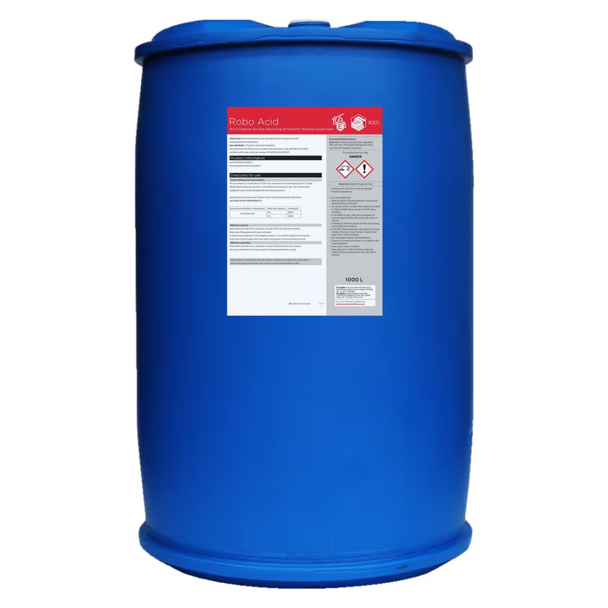 Robo Acid Milking Descaler | 25L, 200L & 1000L