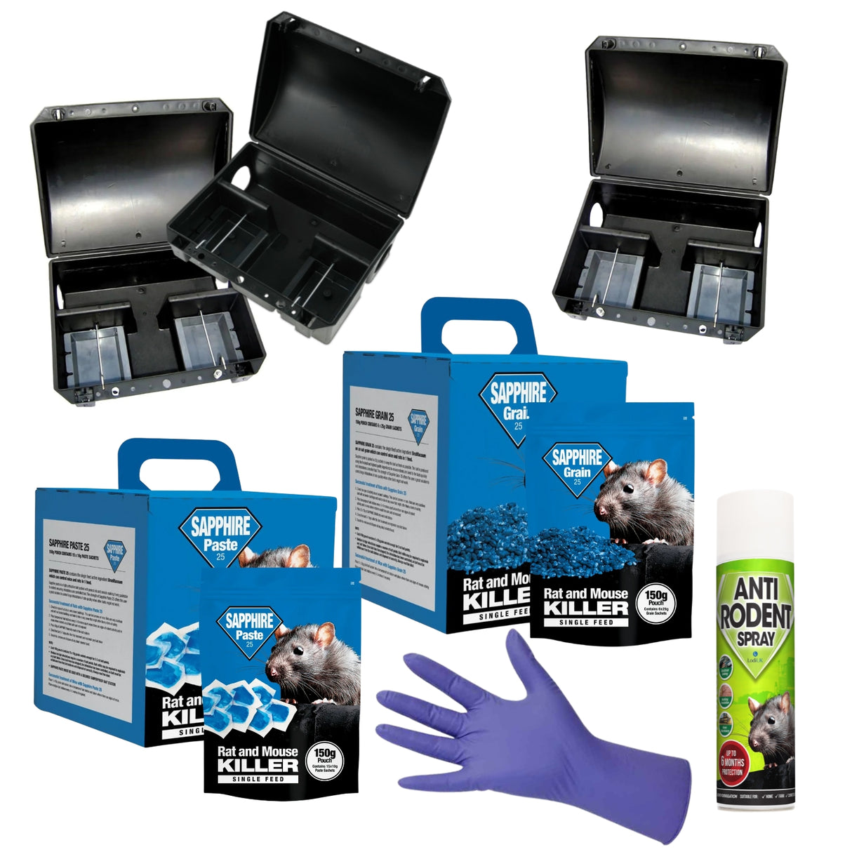 Rodent Control Bundle: Full Rat Killer Pack