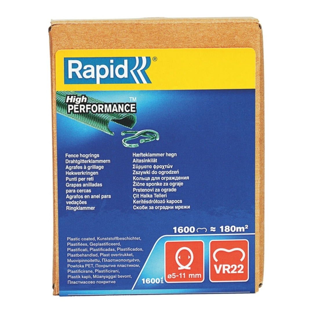 Galvanised Hog Rings Pack 1600