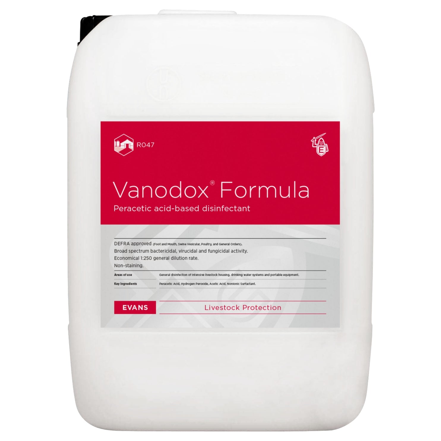 Vanodox® Formula Peracetic Acid-Based Disinfectant | 25Kg