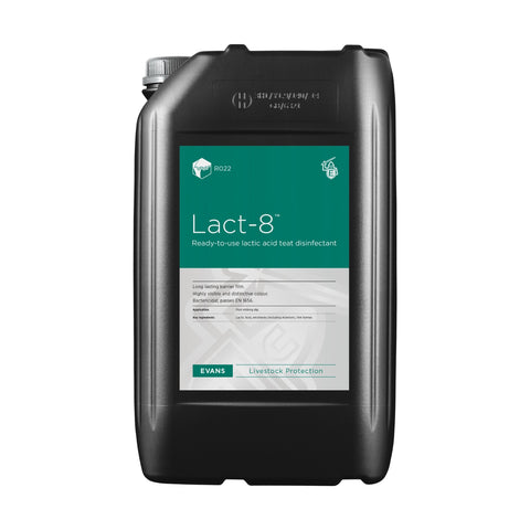 Lact-8™ Ready-to-use Lactic Acid Teat Disinfectant | 200L