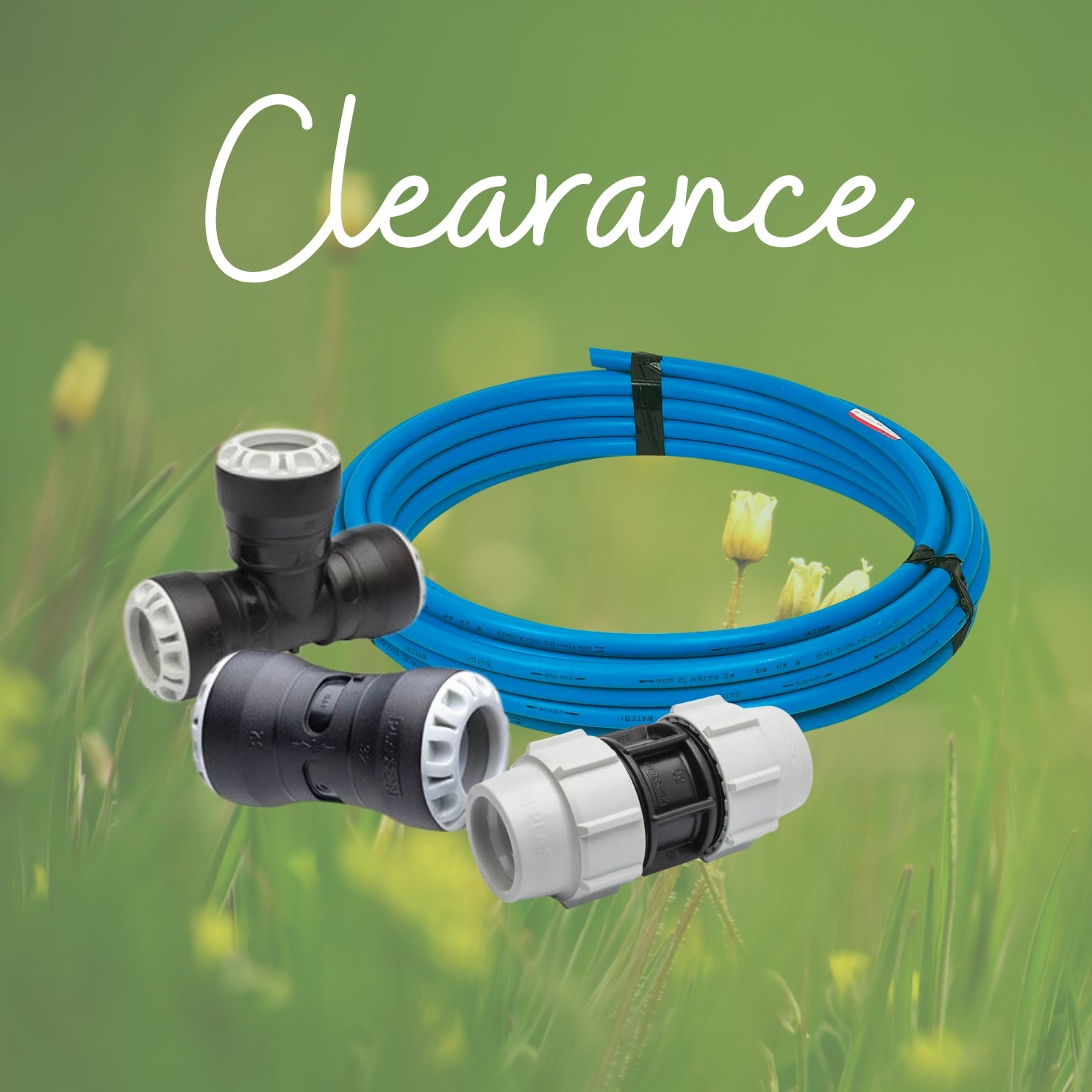 Clearance - Plumbing Fittings & Water Pipe