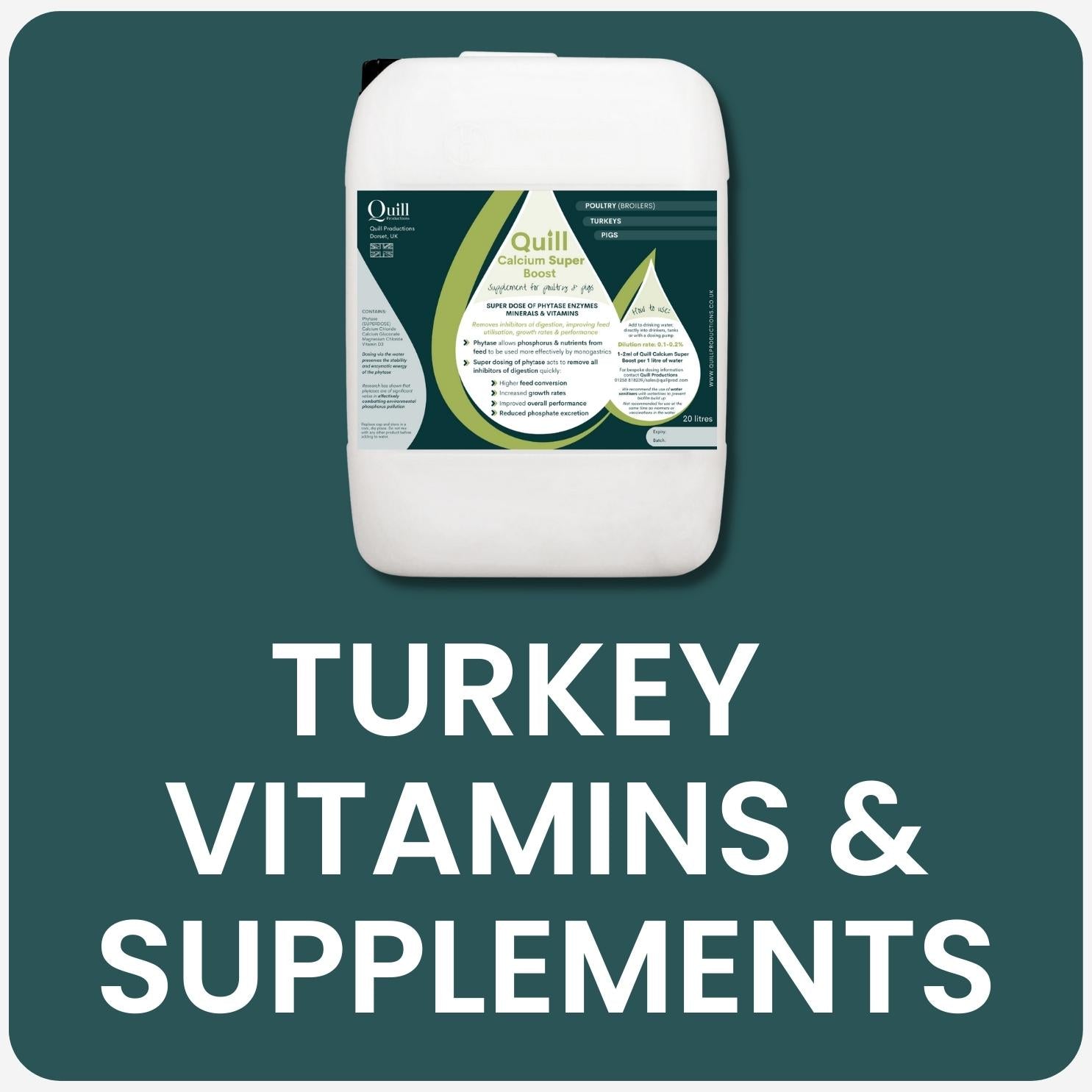 Turkey Vitamins & Supplements