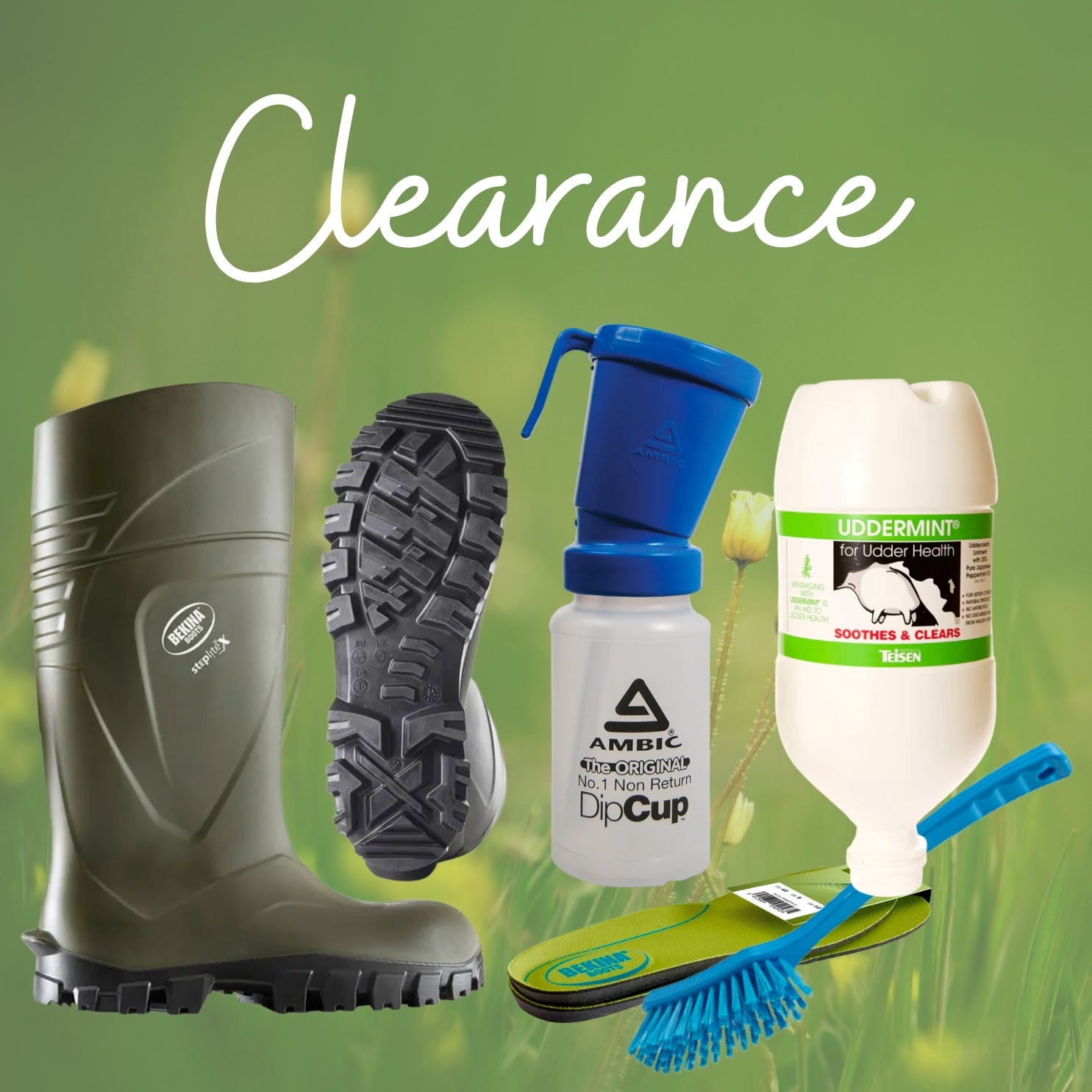 Clearance - Dairy Sundries & Parlour Clothing