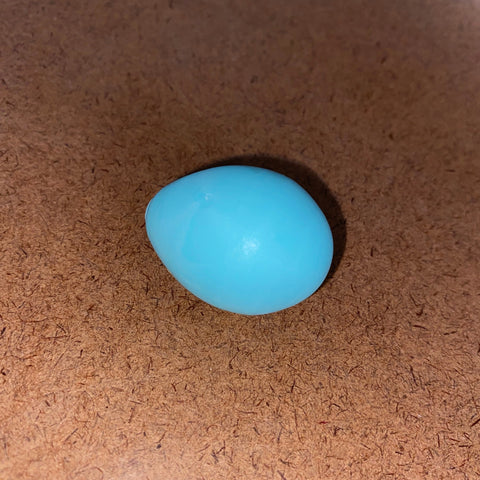 Decoy Partridge Egg - Small Light Turquoise