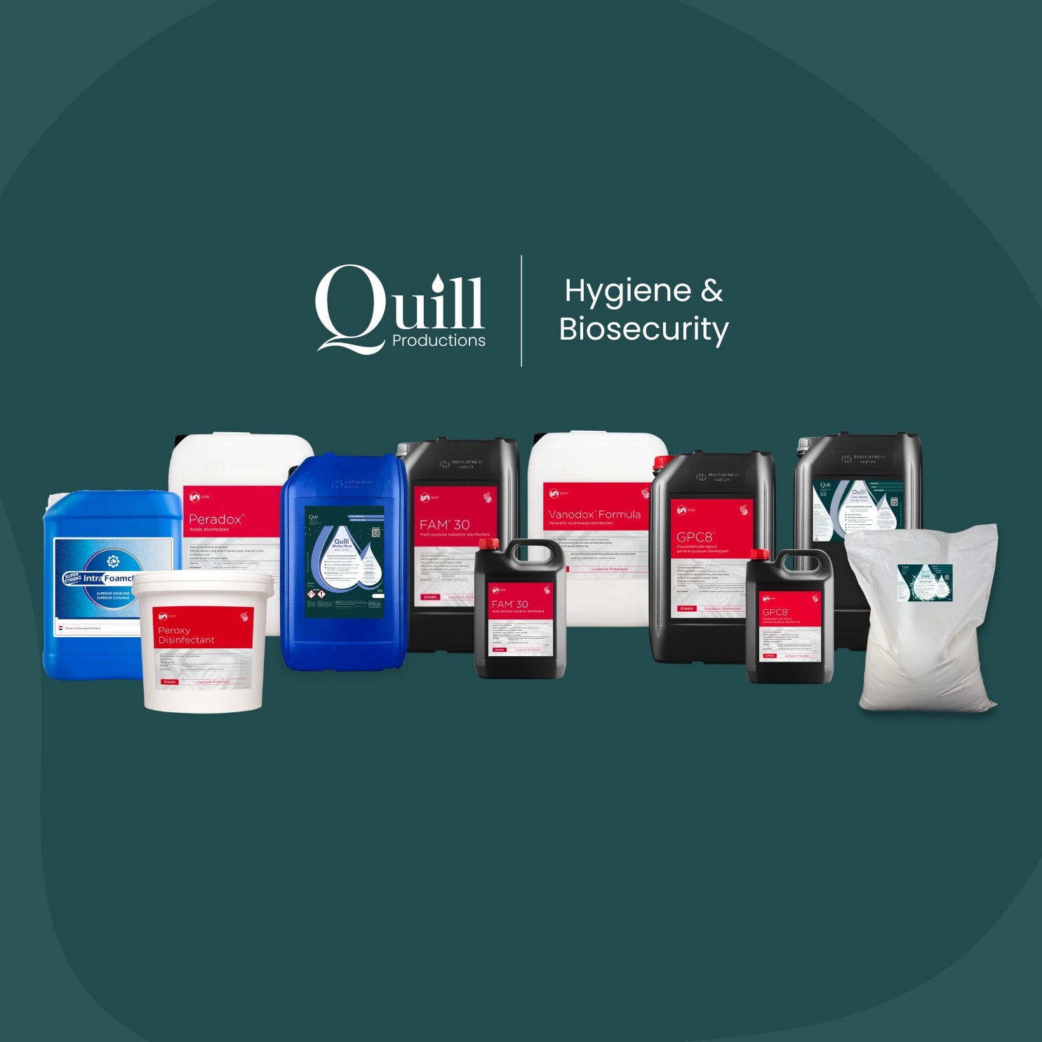 Quill Clean & Dri POWER Disinfectant Powder