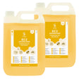 Two bottles of EC2 Degreaser on a white background