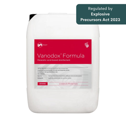 Vanodox® Formula Peracetic Acid-Based Disinfectant | 20L