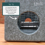 Quill 150 Spring Trap & Trap Box