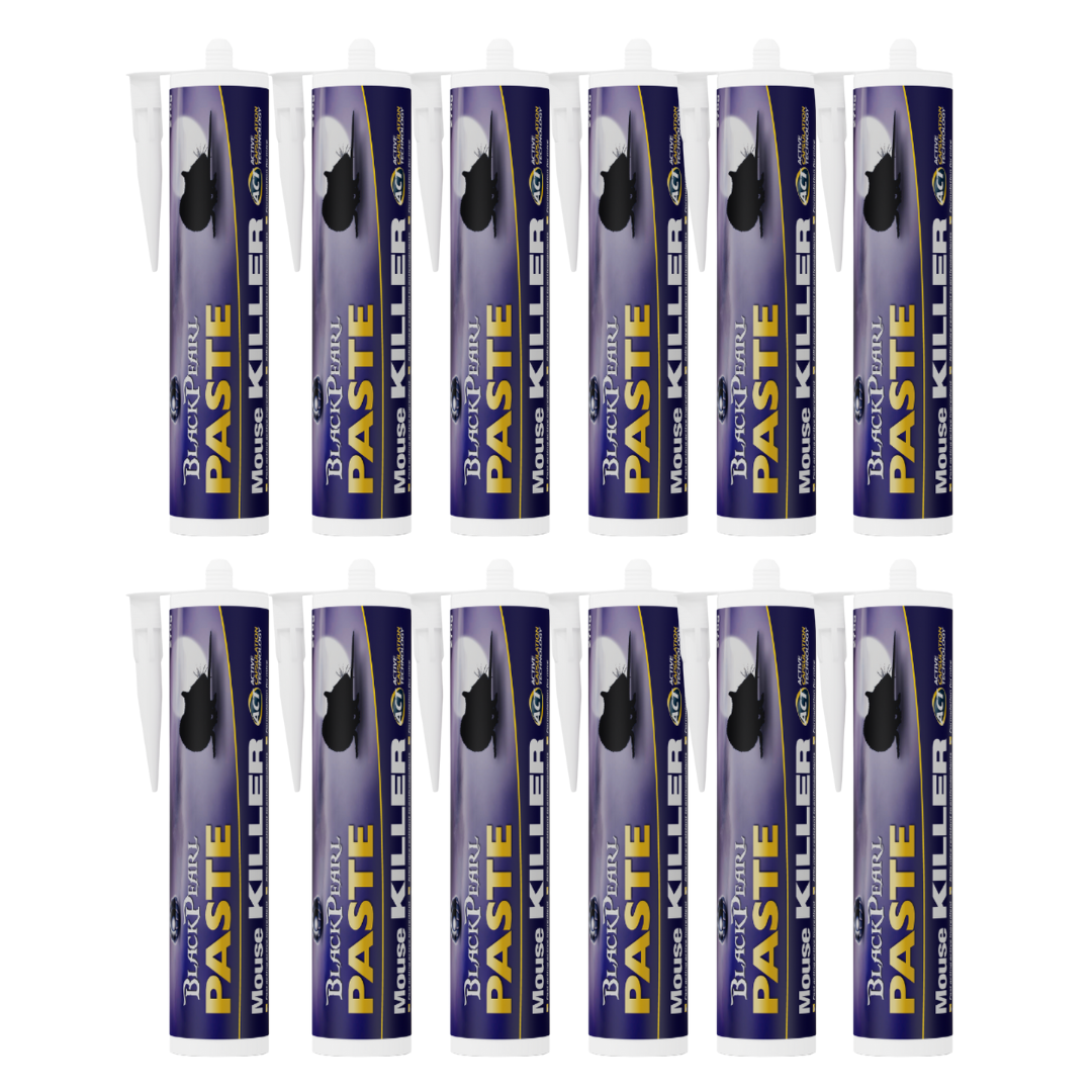 Black Pearl Paste Mouse Killer 12 Pack