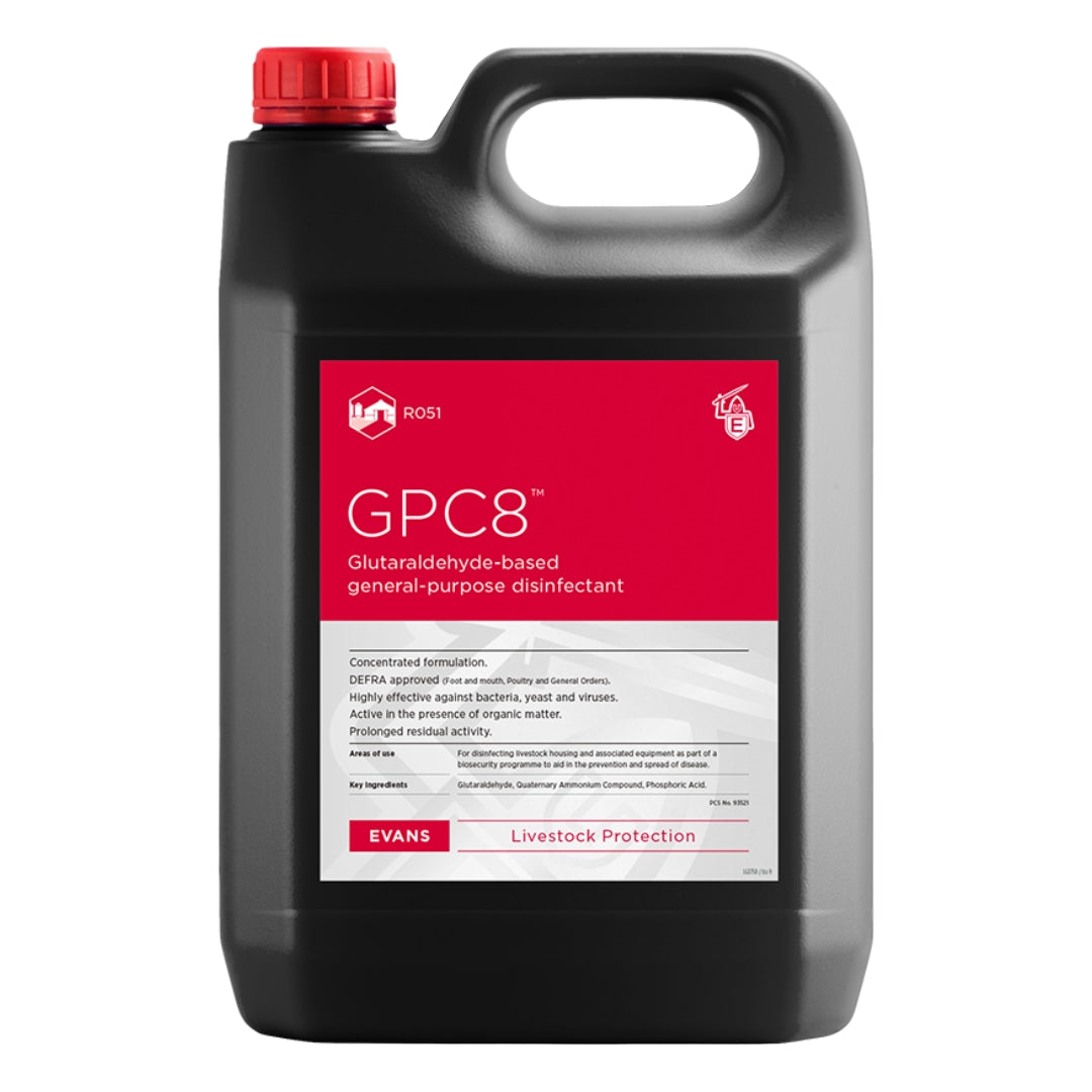 GPC8 Gluteraldehyde General Purpose Disinfectant – Quill Productions