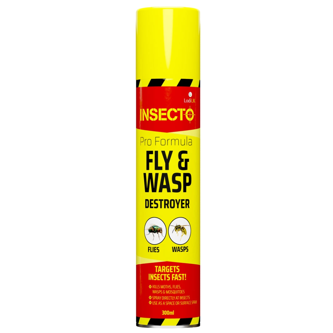 Insecto Pro Formula Fly & Wasp Destroyer 300ml – Quill Productions