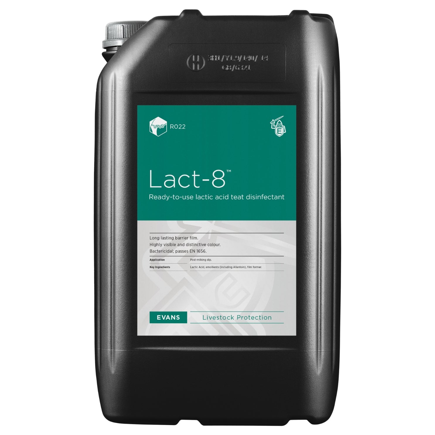 Lact-8™ Ready-To-Use Lactic Acid Teat Disinfectant | 25L, 200L