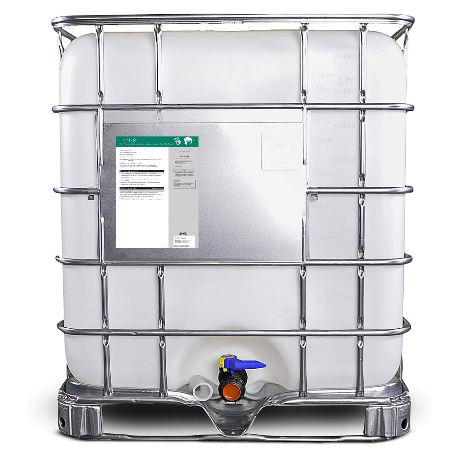Lact-8™ Ready-To-Use Lactic Acid Teat Disinfectant | 25L, 200L