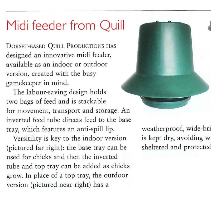 The Quill Midi Feeder joins the range.