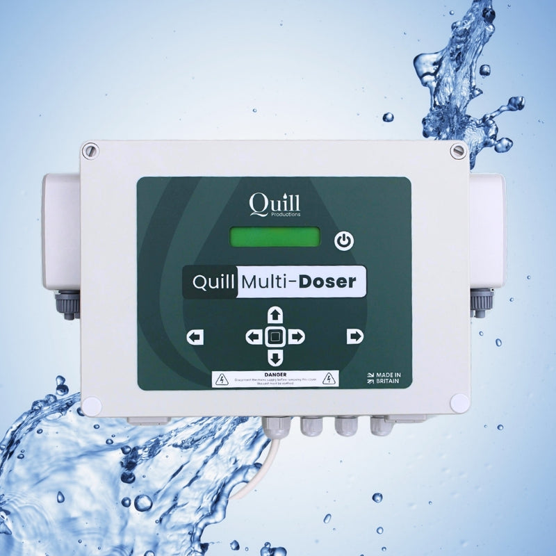 The Quill Multi-Doser & Oxi-PURE™️ Water Sanitiser make a splash