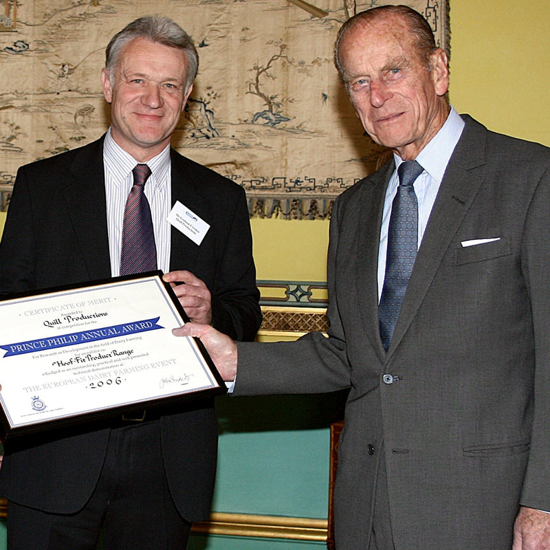 Award winners at Buckingham Palace.