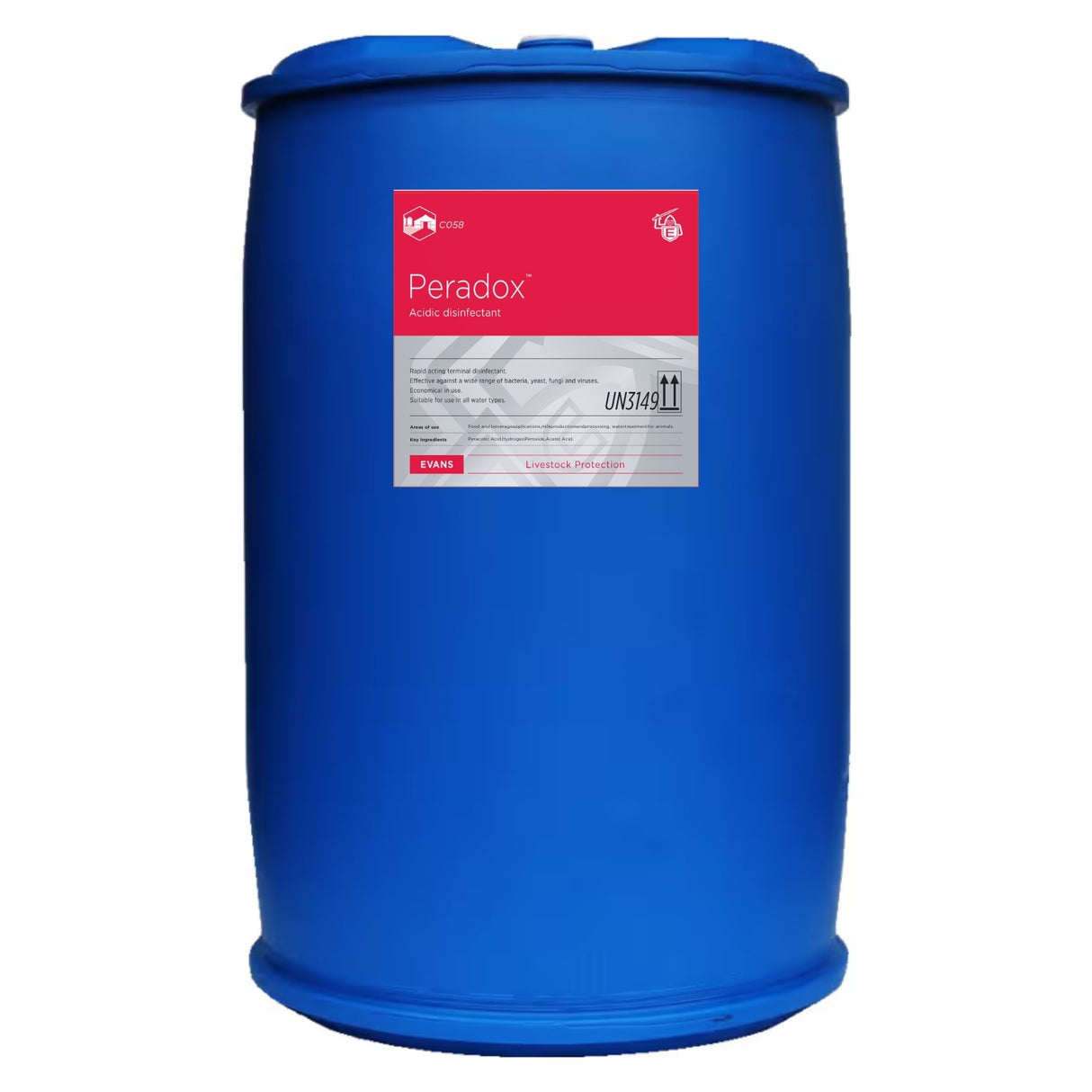Peradox™ Peracetic Acid-Based Disinfectant | 22kg, 200kg & 1000L