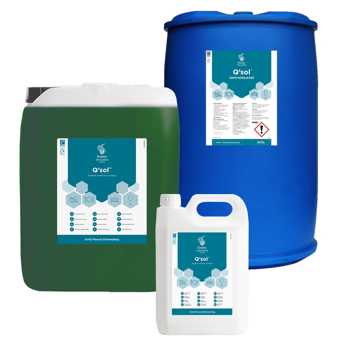 Q'sol High Strength Detergent | 5L, 20L, 200L & 1000L – Quill Productions