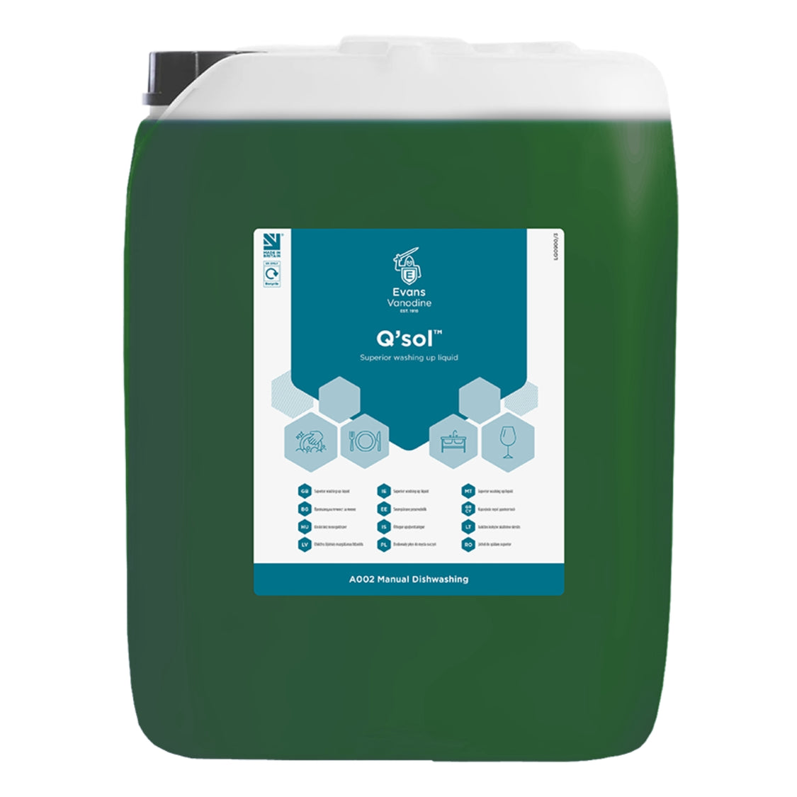 Q'sol High Strength Detergent | 5L, 20L, 200L & 1000L – Quill Productions