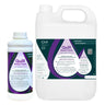 Two sizes of Quill Boost Tonic bottles, one smaller and one larger, with labels detailing product information and usage instructions.