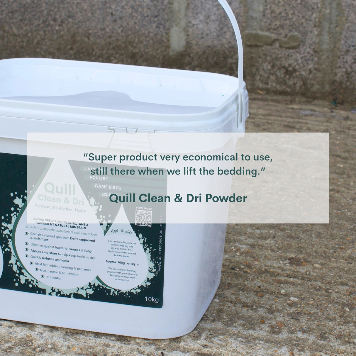 Quill Clean & Dri Disinfectant Powder 25kg