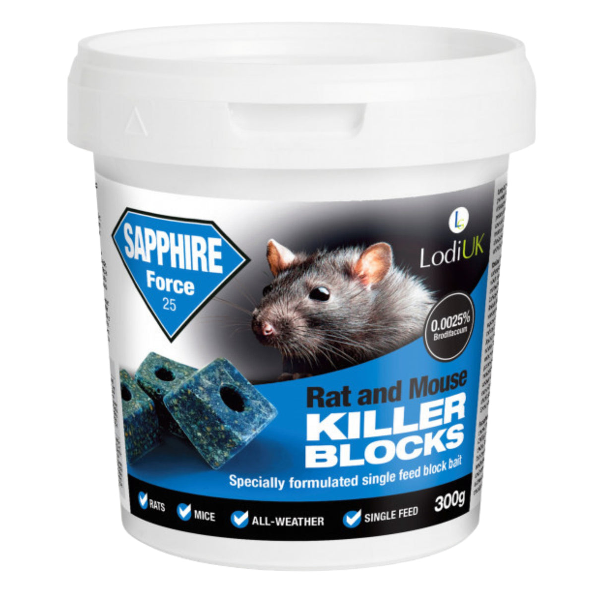 Sapphire Force 25 300g Blocks
