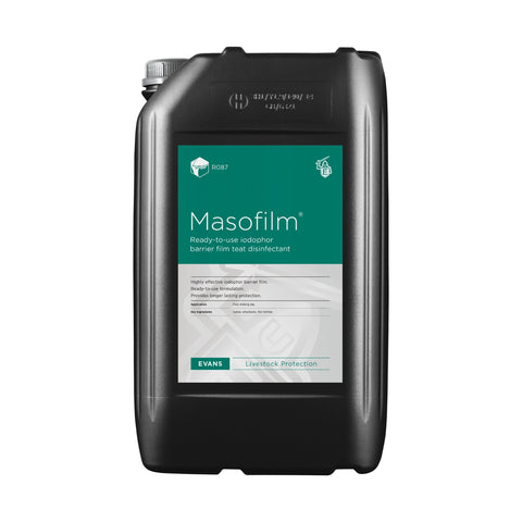 Masofilm™ Ready-To-Use Liquid Iodophor-Based Teat Disinfectant (25L)