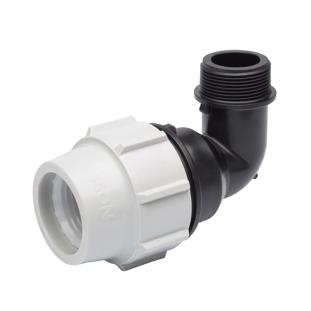 90D Elbow with Threaded Male Offtake (20mm), Plumbing, Quill Productions
