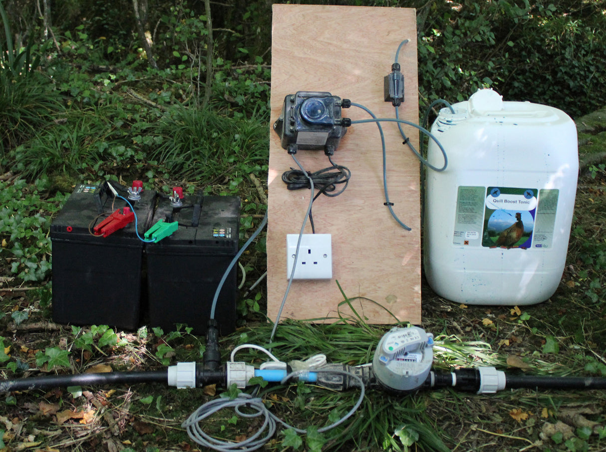 Stenner FP Dosing Pump (20mm water pipe fittings), Dosing Pumps & Meters, Quill Productions
